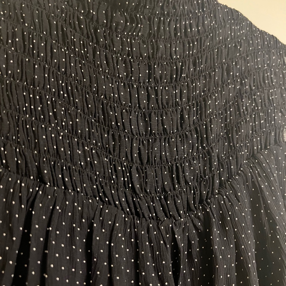 FRAME Smocked Sleeveless Blouse, Size XS - Picture 2 of 6